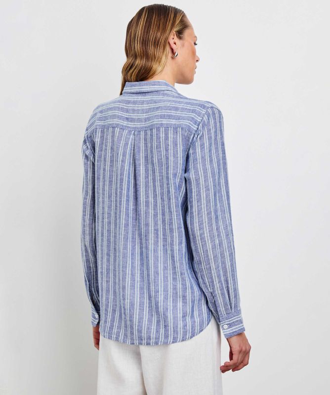 Rails Linen Charli Striped Shirt