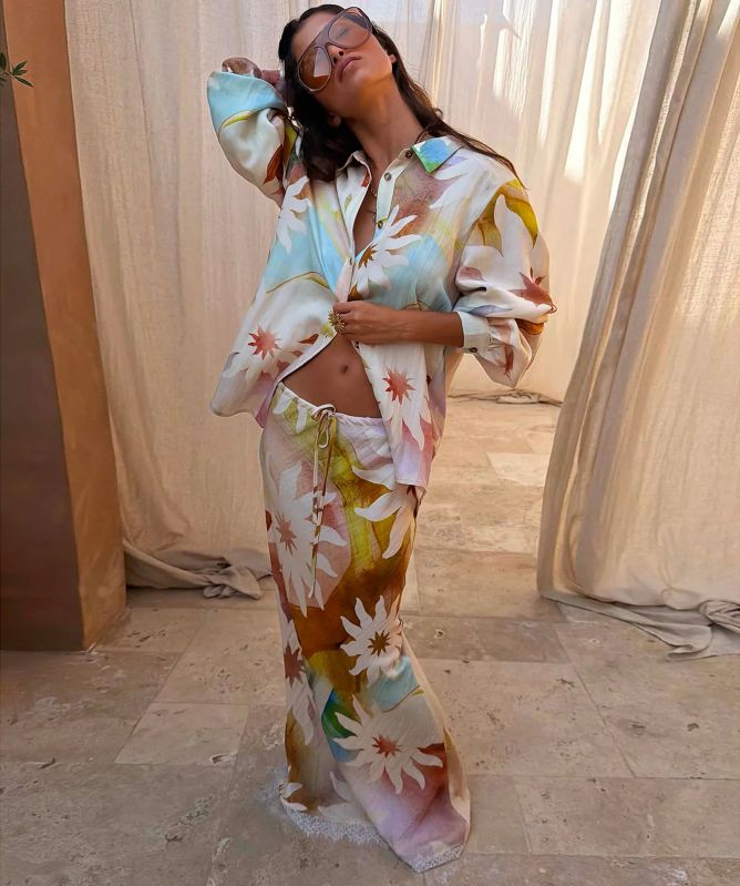 Never Fully Dressed Abstract Soleil Marley Shirt
