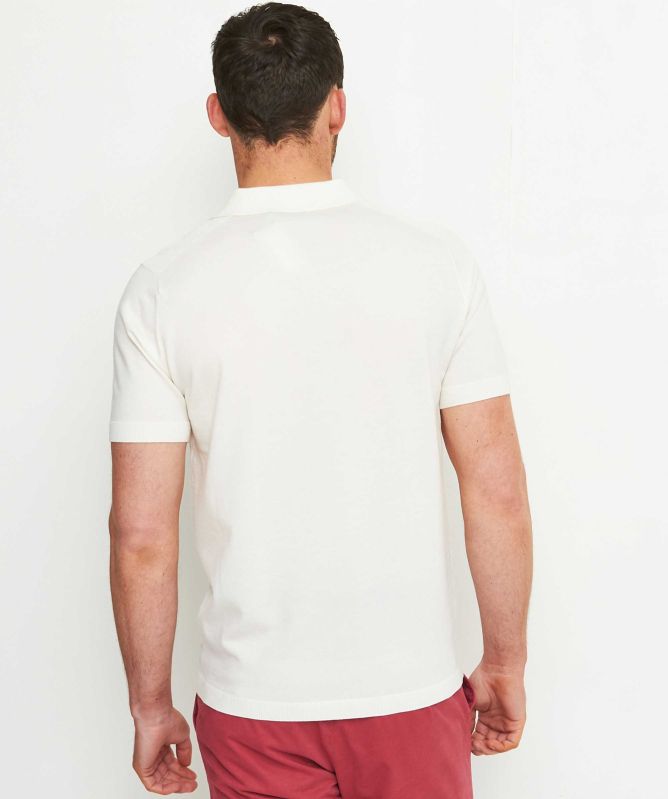 Thomas Maine Merino Zip Polo Shirt