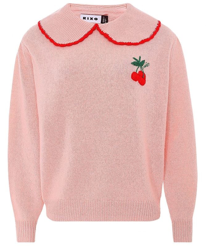 RIXO Lula Wool Sweater