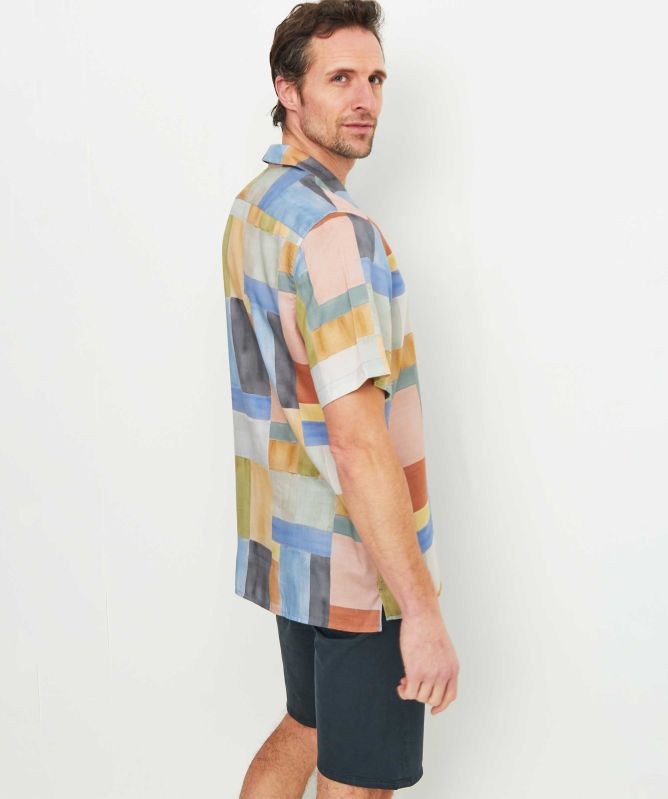 Paul Smith Casual Fit Patchwork Shirt