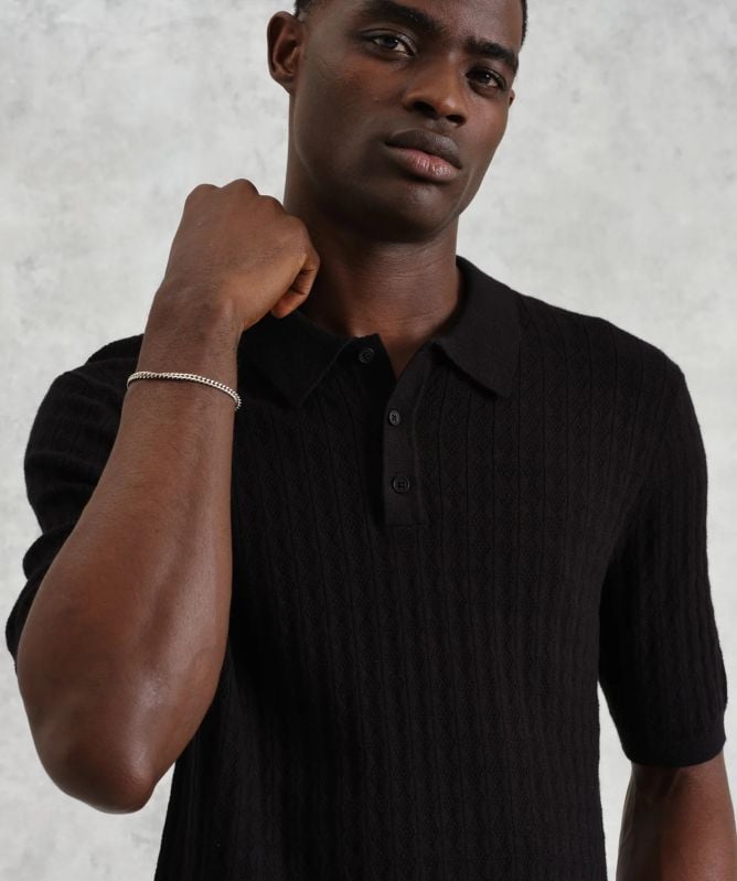 Wax London Cotton Cashmere Naples Polo