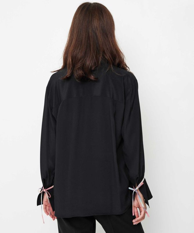 Paul Smith Ribbon-Tie Cuff Shirt