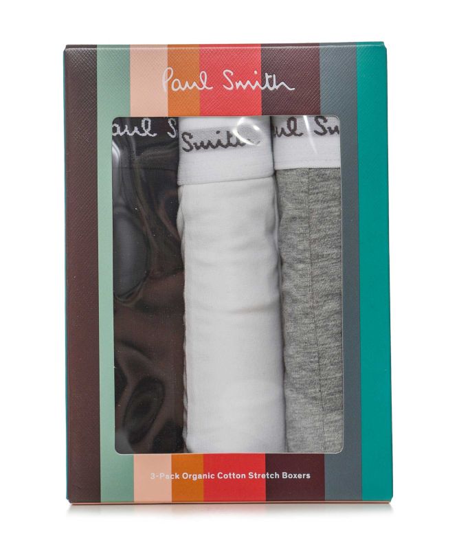 Paul Smith Mix Plain Boxer Briefs 3 Pack