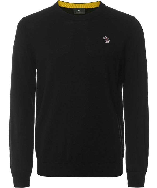 Paul Smith Crew Neck Zebra Sweater
