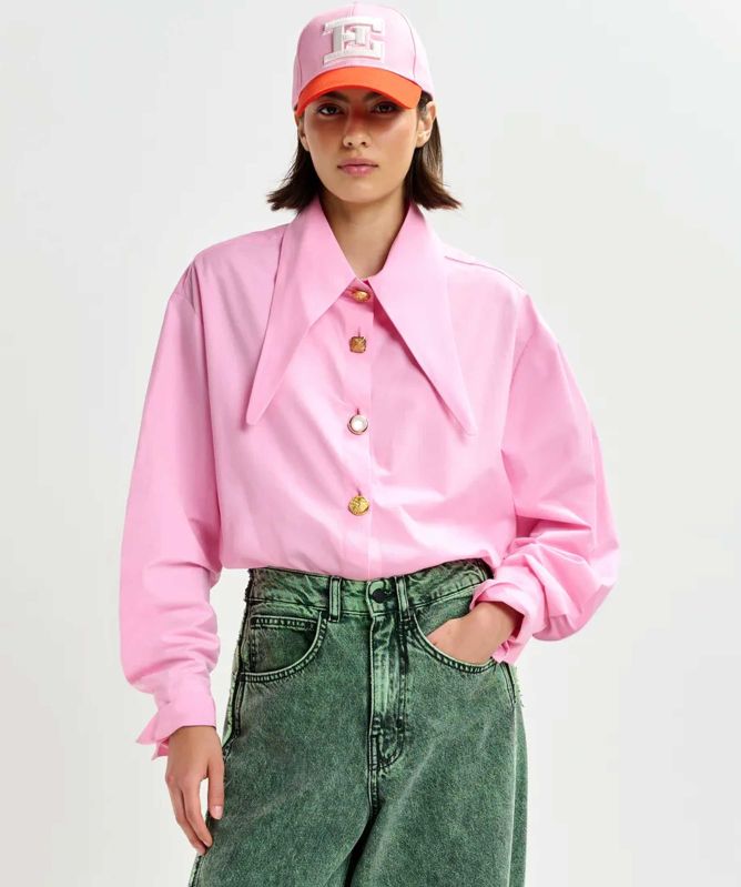 Essentiel Antwerp Jomato Elongated Collar Shirt