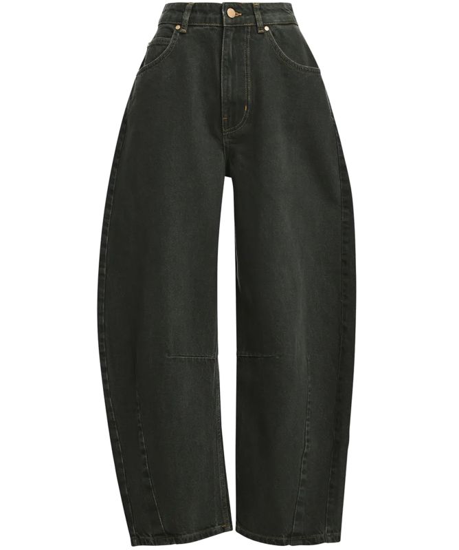 Essentiel Antwerp Kokos Barrel-Leg Cropped Jeans