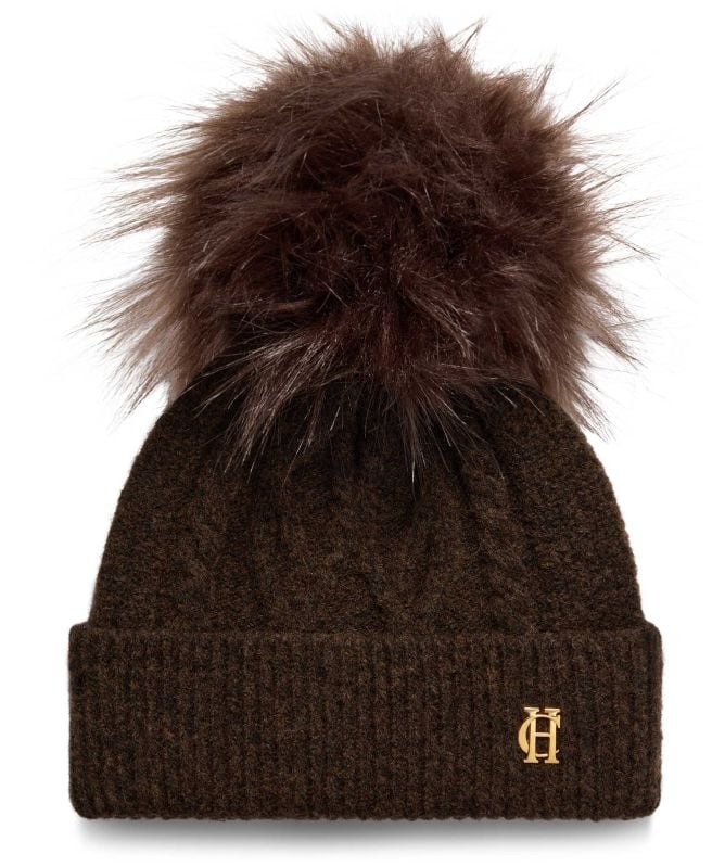Holland Cooper Sloane Cable Bobble Hat