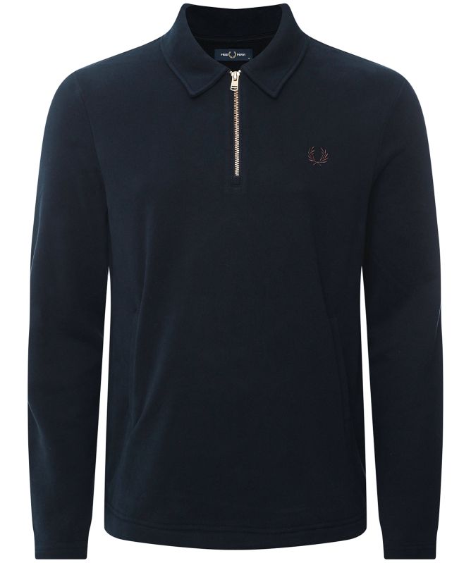 Fred Perry Half-Zip Smock Sweatshirt
