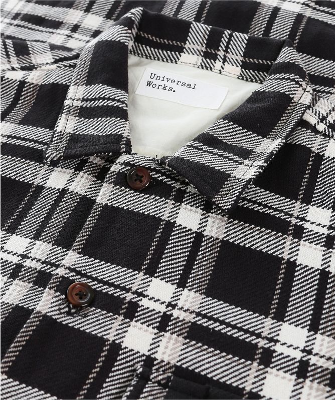 Universal Works Heavy Twill Check Utility Shirt