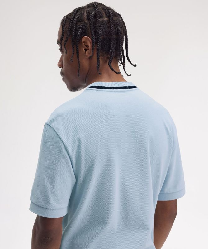 Fred Perry Crew Neck Pique T-Shirt