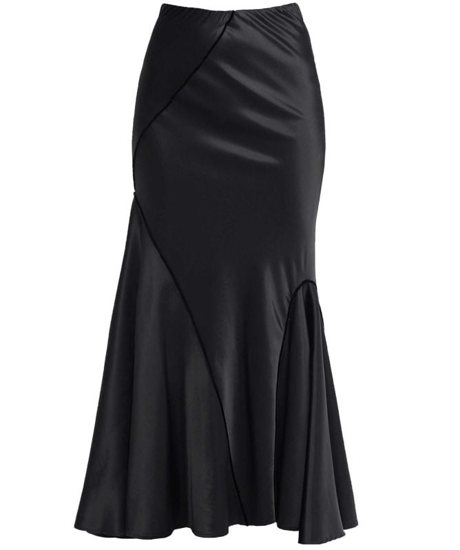 NU London Satin Mermaid Skirt