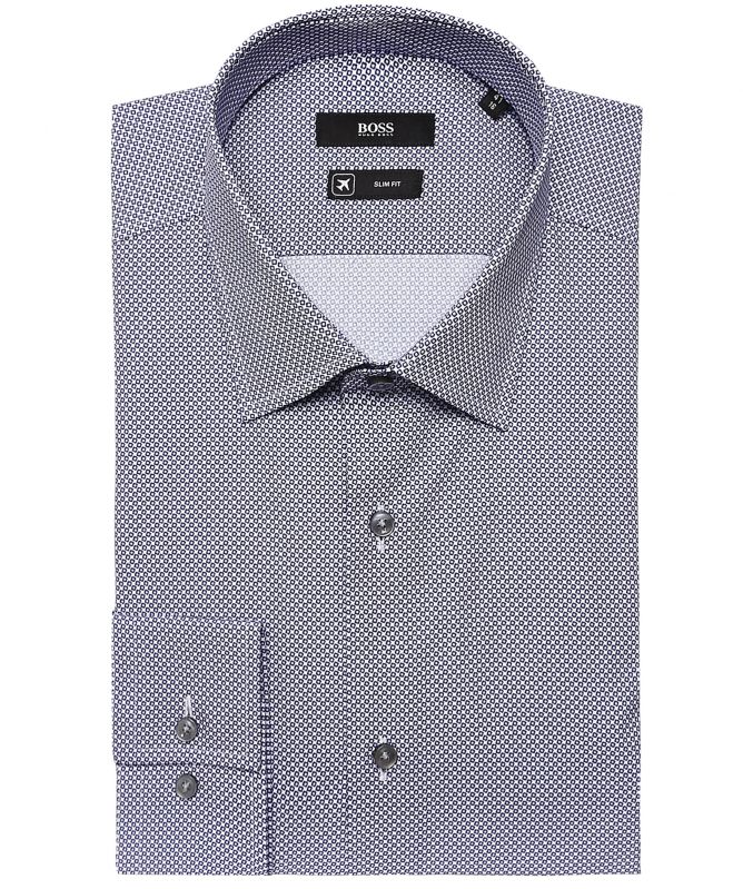 BOSS Slim Fit Micro Print Jango Shirt