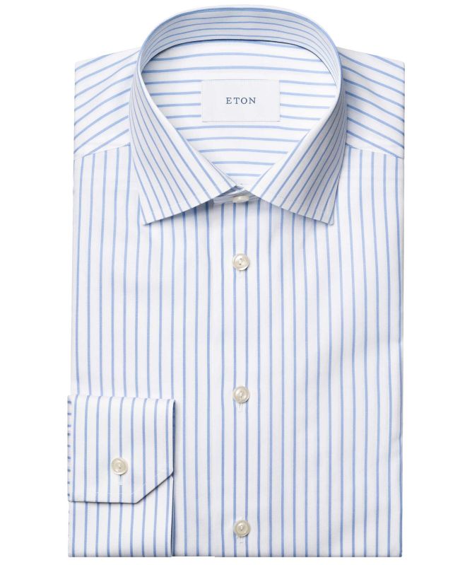 Eton Signature Twill Striped Shirt
