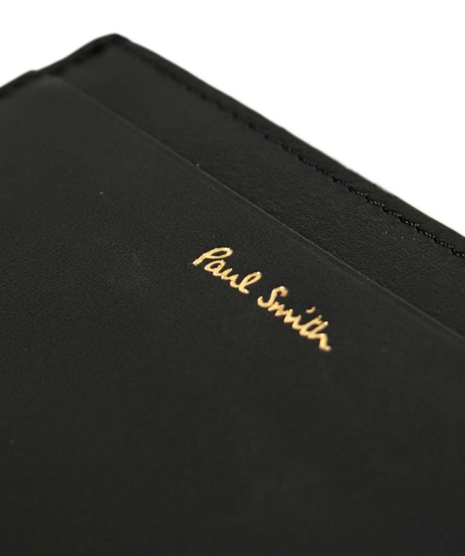 Paul Smith Leather Signature Stripe Card Holder