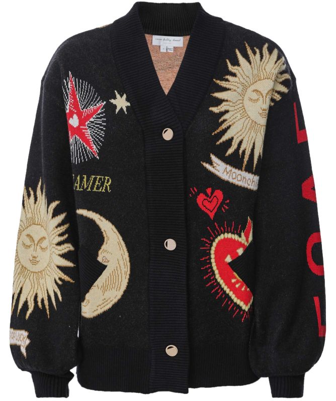 Never Fully Dressed Mystical Graphic Cardigan