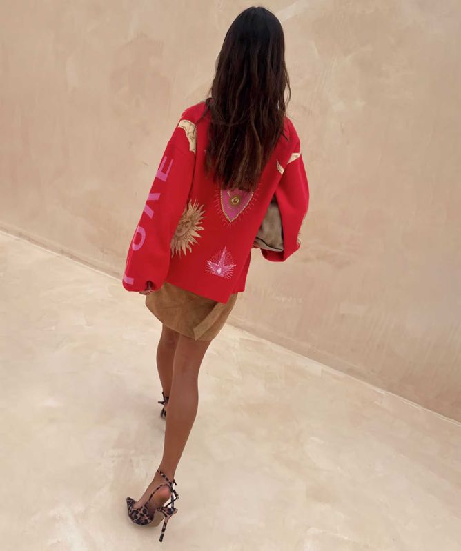 Never Fully Dressed Mystical Graphic Cardigan