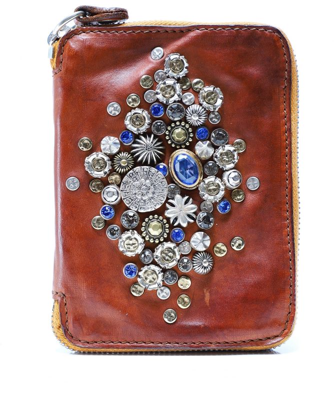 Campomaggi Small Embellished Leather Purse