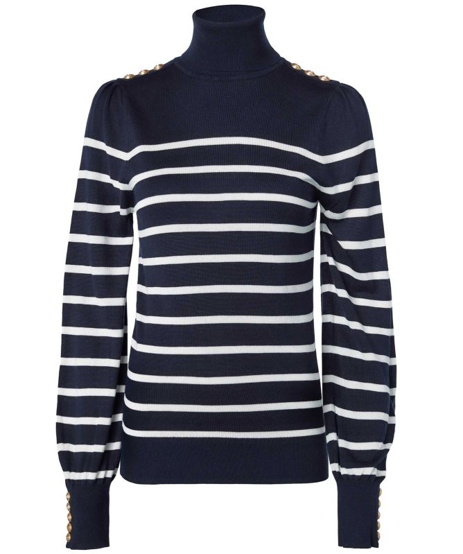 Holland Cooper Kelsie Roll Neck Knit Sweater