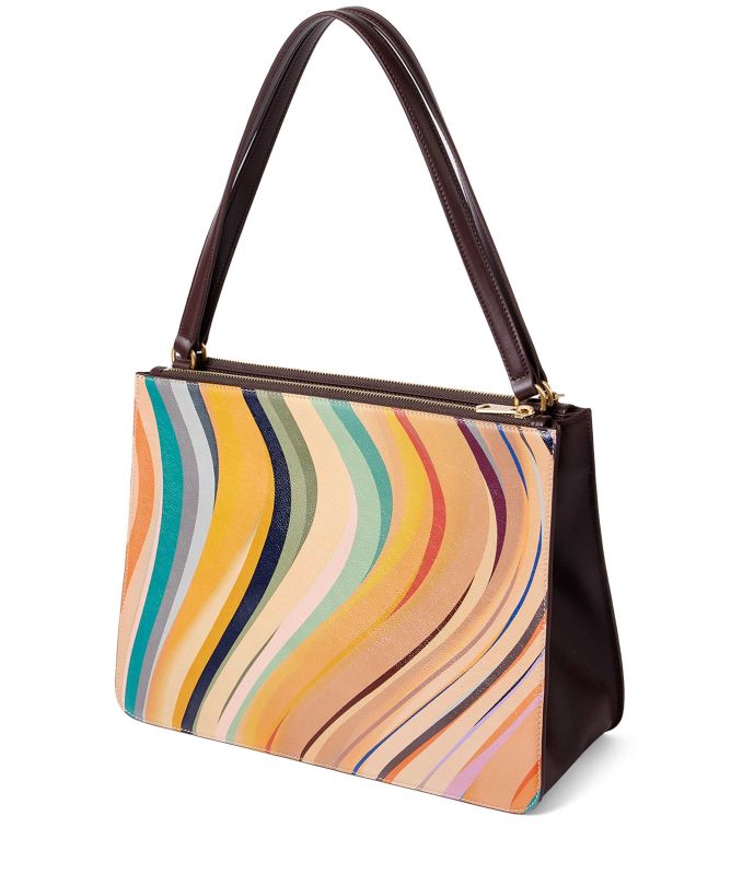 Paul Smith Dusky Swirl Double Zip Tote Bag