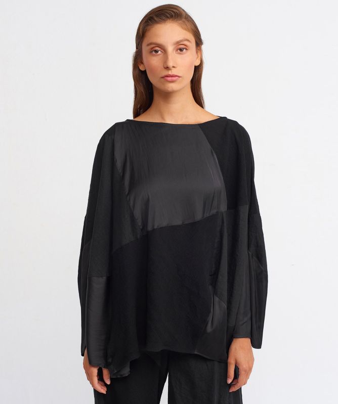 NU London Hemp Wide Collar Blouse