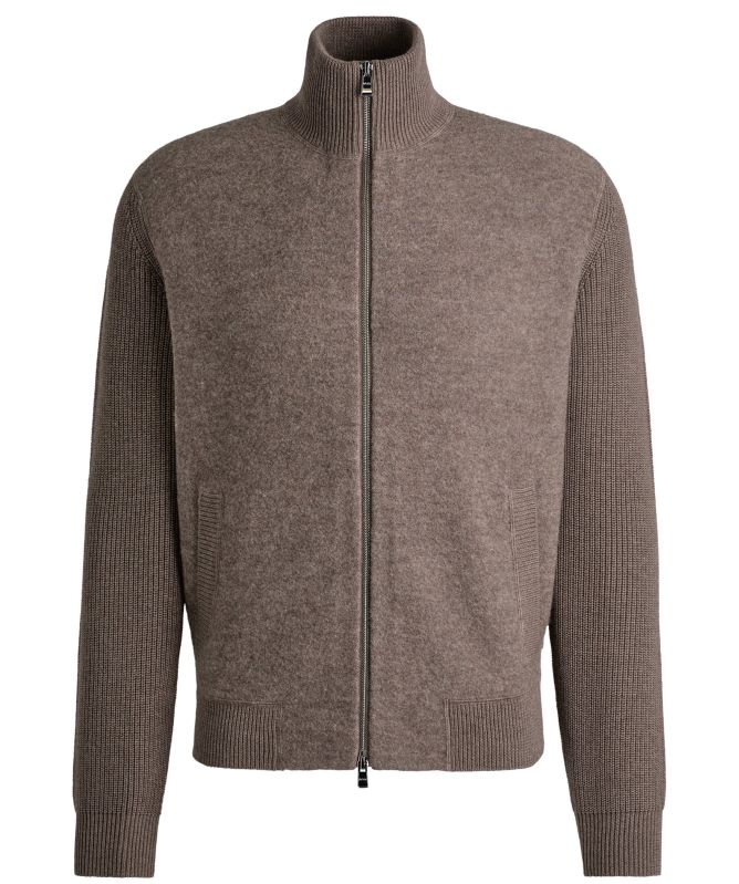 BOSS Cotton Wool H-Emeraviglio Cardigan