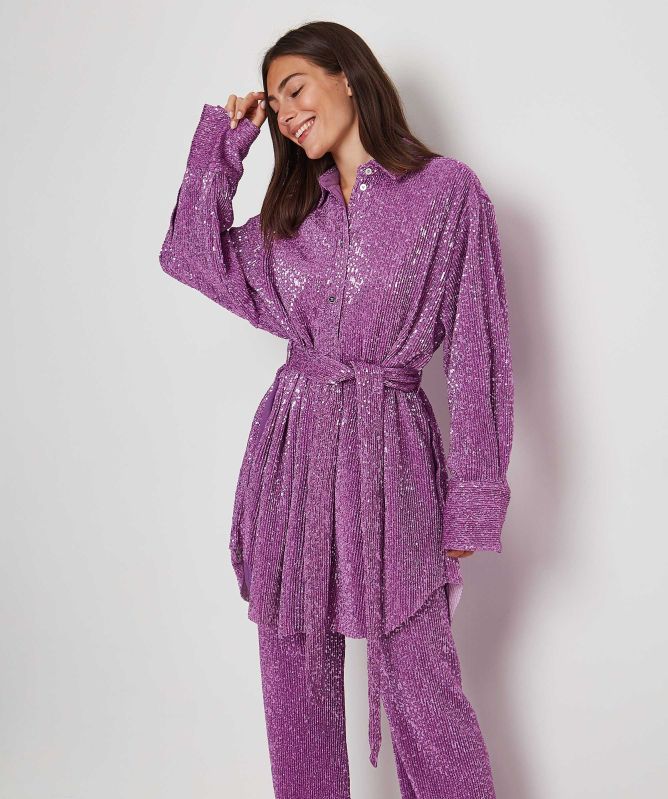 stine goya pink sequin dress Stine Goya Heidi Dress