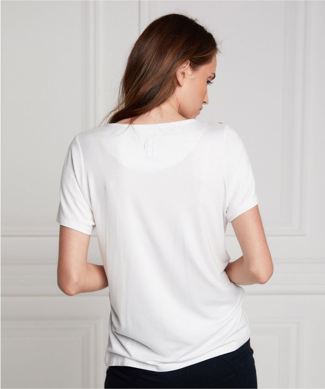Holland Cooper Relax Fit V-Neck T-Shirt