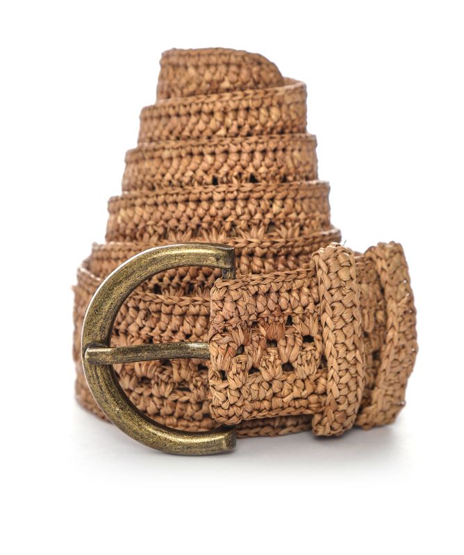 Rabarany Woven Raffia Belt