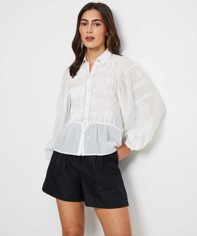 Scarlett Poppies Finn Embroidered Blouse