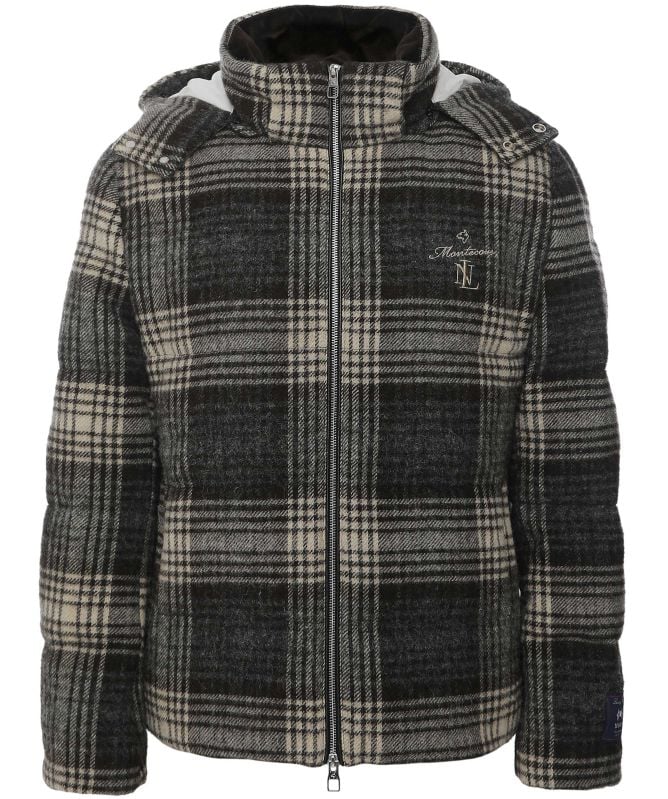 Montecore Wool Plaid Down Jacket
