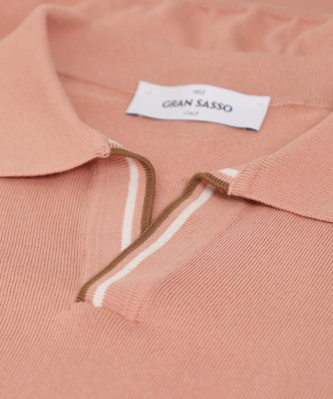 Gran Sasso Knitted Polo Shirt