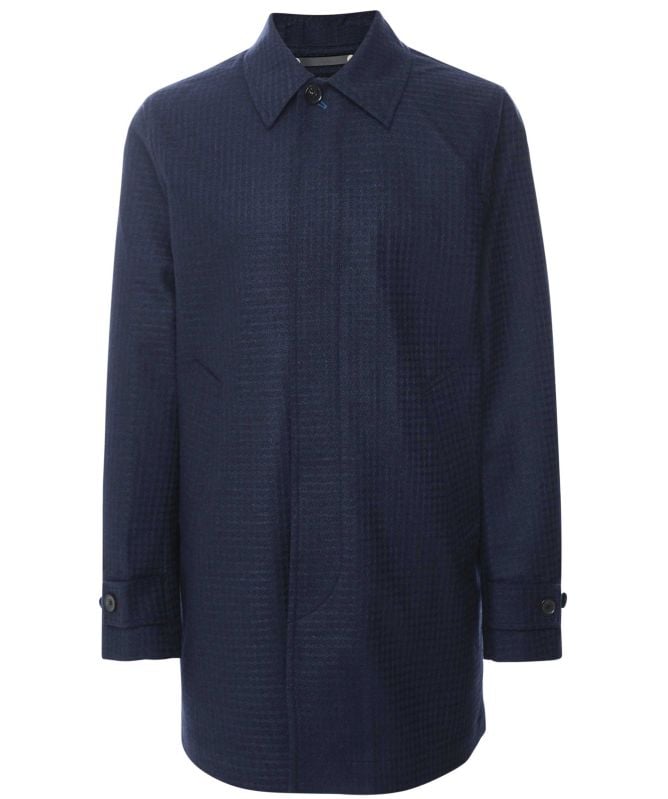Paul Smith Wool Blend Check Coat