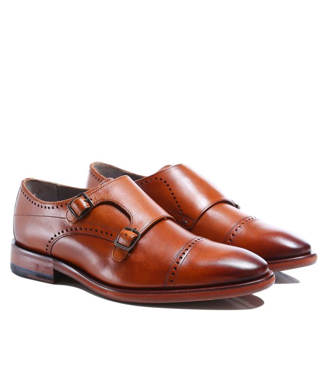 Oliver Sweeney Leather Ackergill Monk Strap Shoes