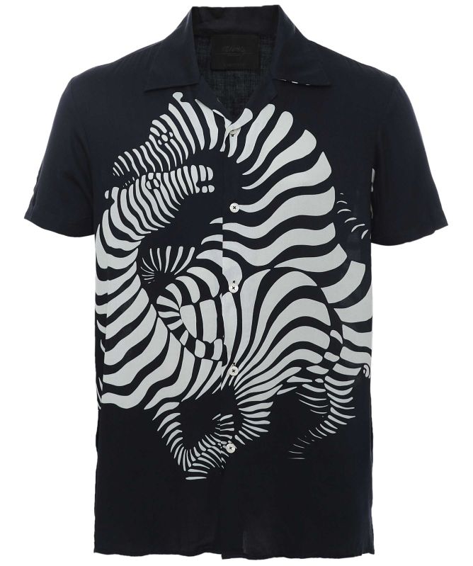 Limitato Zebra Print Shirt