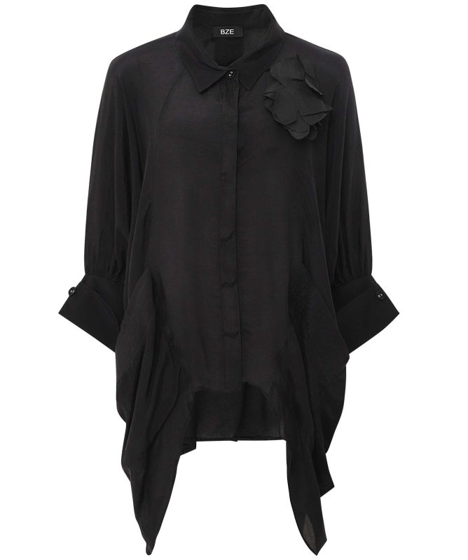 Bize Rose Motif Shirt