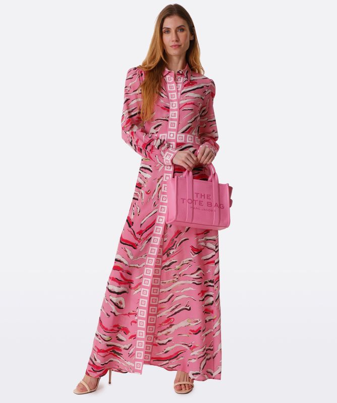 Hayley Menzies Tiger Splash Maxi Shirt Dress