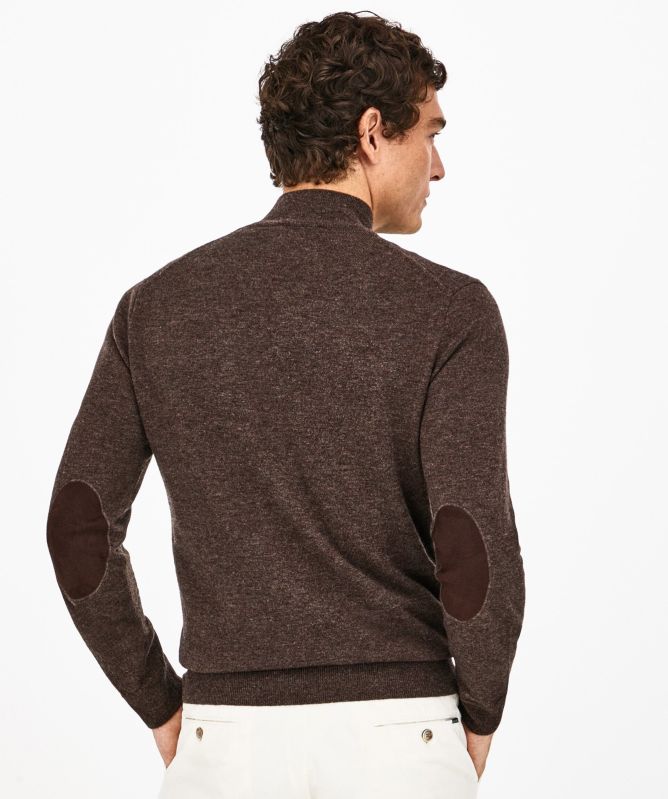 Hackett Merino Cashmere Half-Zip Sweater