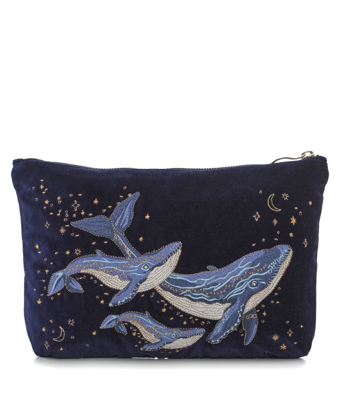 Elizabeth Scarlett Mystical Whale Everyday Pouch