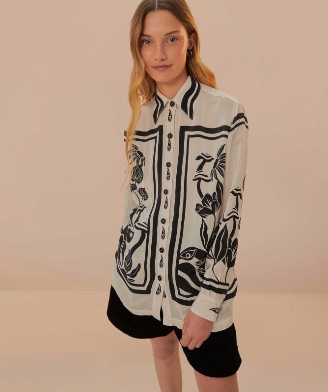 FARM Rio Surreal Garden Shirt