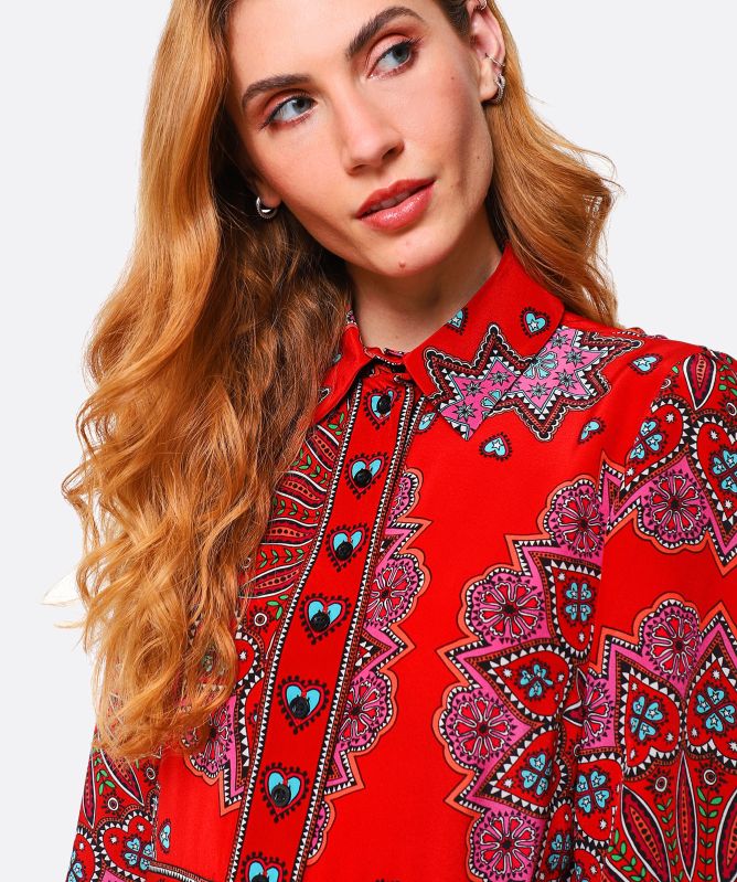 Hayley Menzies Dalton Silk Maxi Shirt Dress