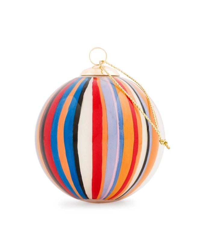 Paul Smith Signature Stripe Glass Bauble