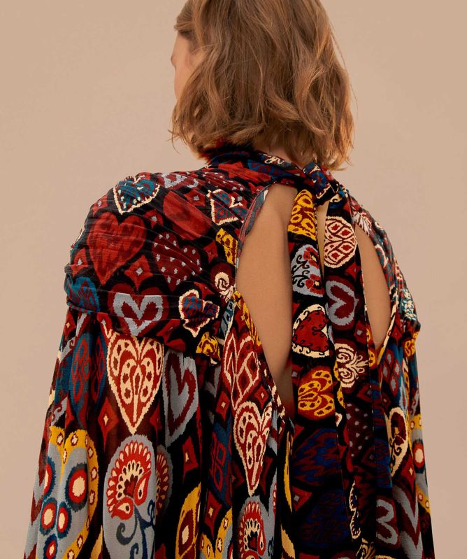 FARM Rio Hearts Ikat Blouse