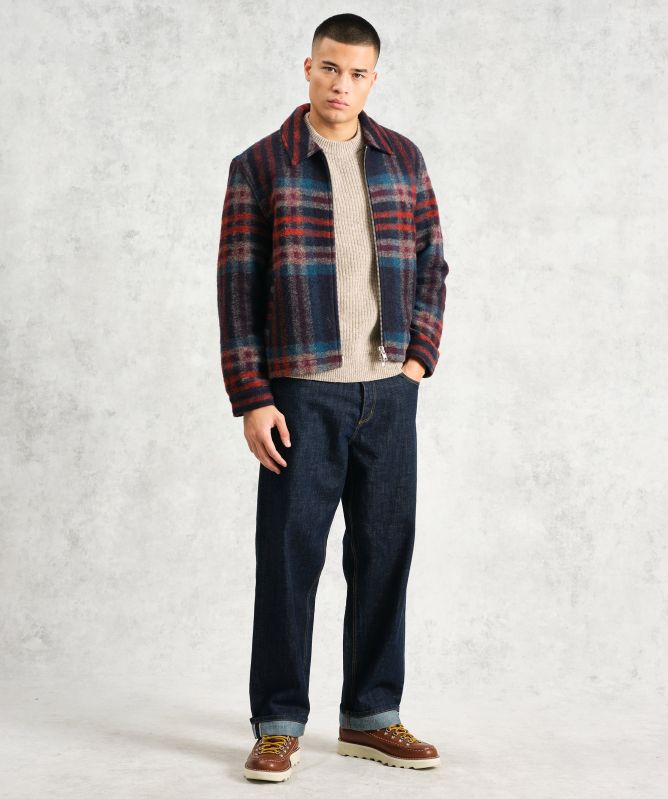 Wax London Wool Check Heath Jacket