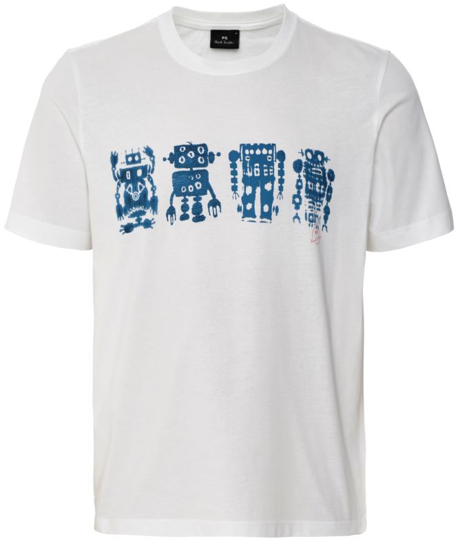 Paul Smith Robots Print T-Shirt