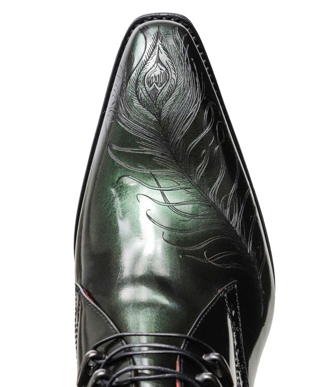 Jeffery-West Moon Eye Peacock Chukka Boots