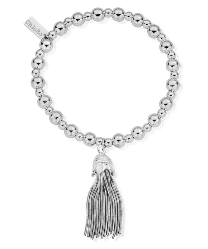 ChloBo Mini Small Ball Tassel Bracelet