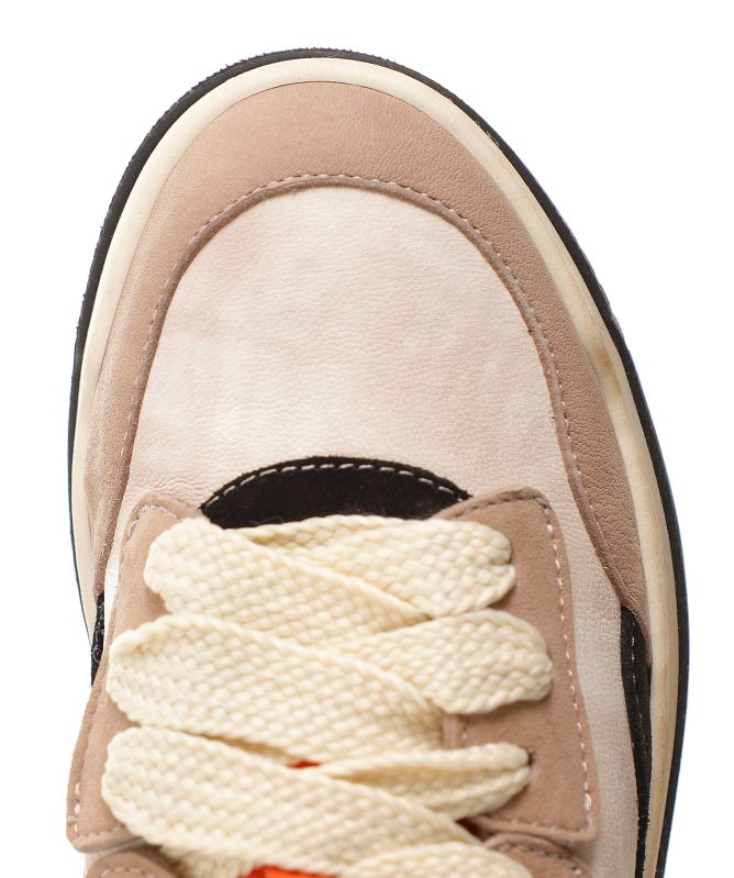 Andia Fora Meet Leather Sneakers