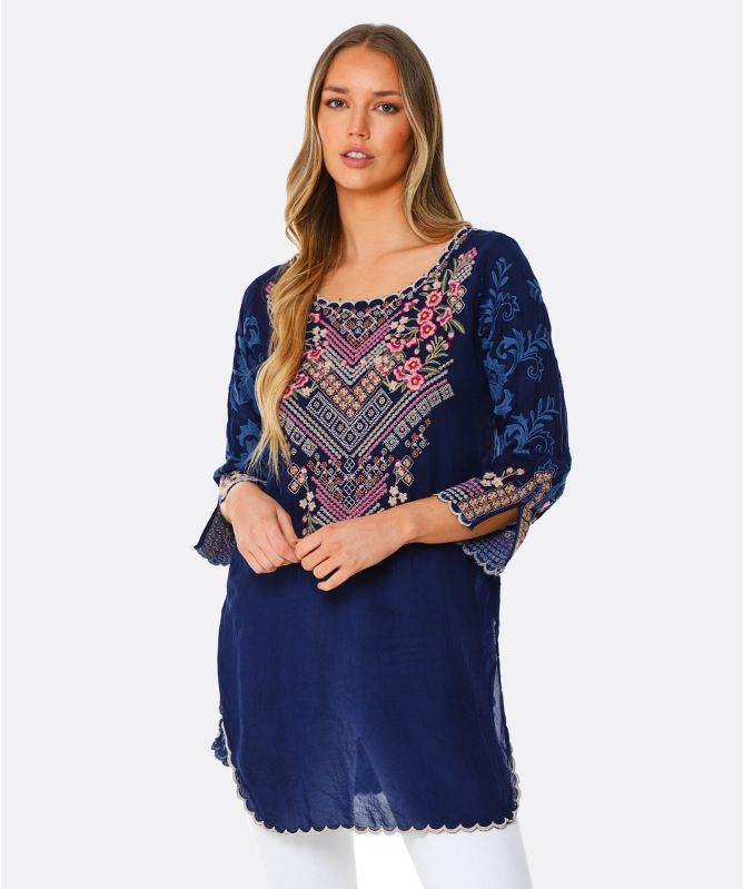 Johnny Was Adonia Tunic