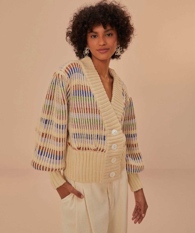 Farm Rio Bold Stitch Cardigan